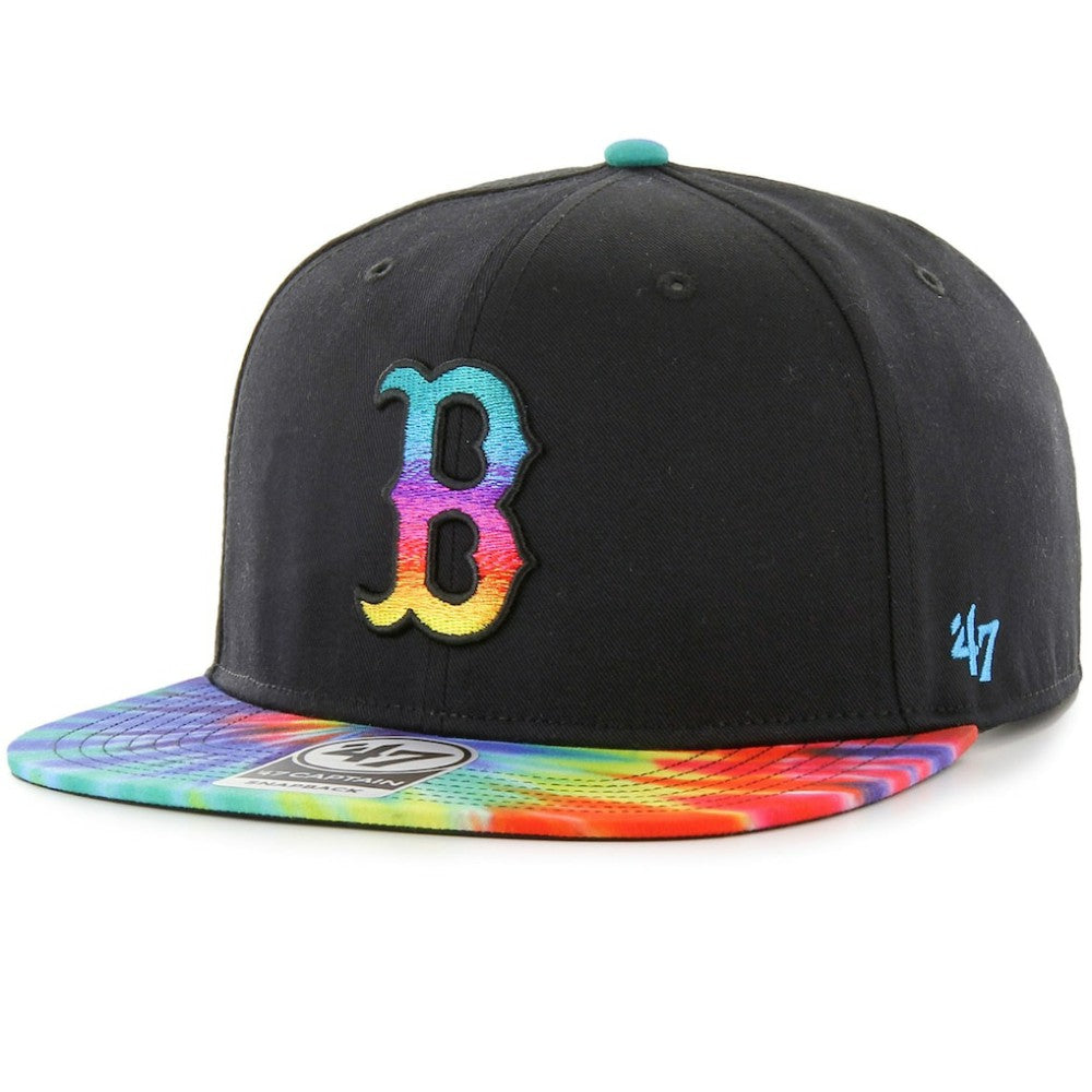 Boston Red Sox Youth Snapback Adjustable Hat Black | 47 brand