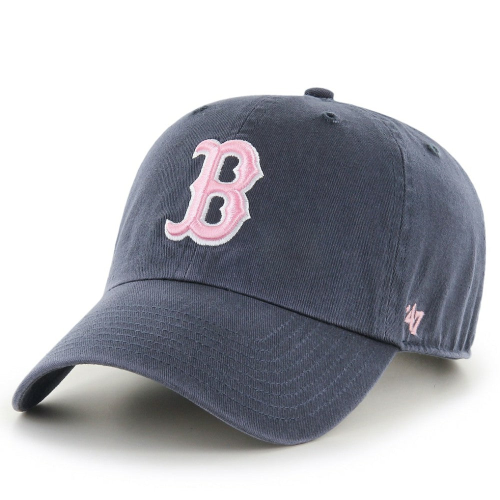 Boston Red Sox Youth Logo Clean Up Adjustable Hat Navy | 47 brand