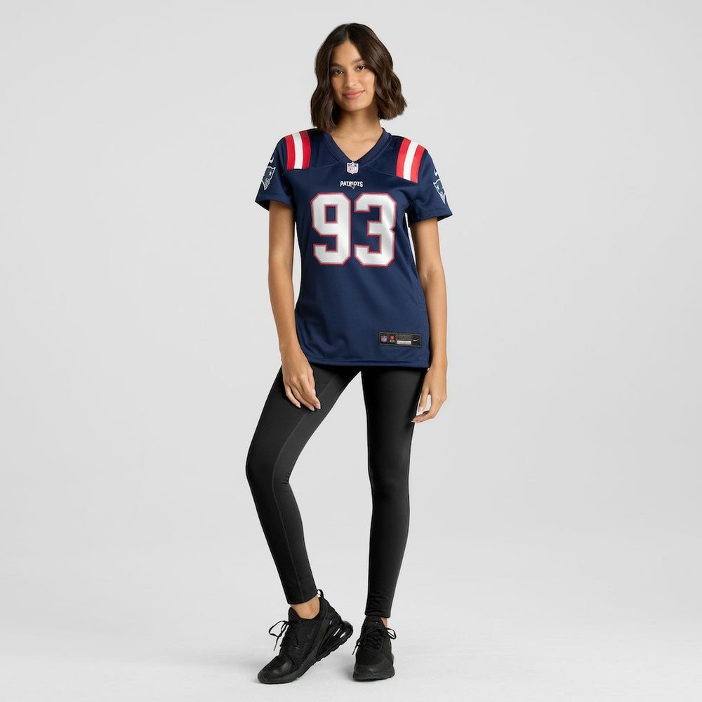 Richard Seymour New England Patriots Women's Retired Player Game Jersey - Navy