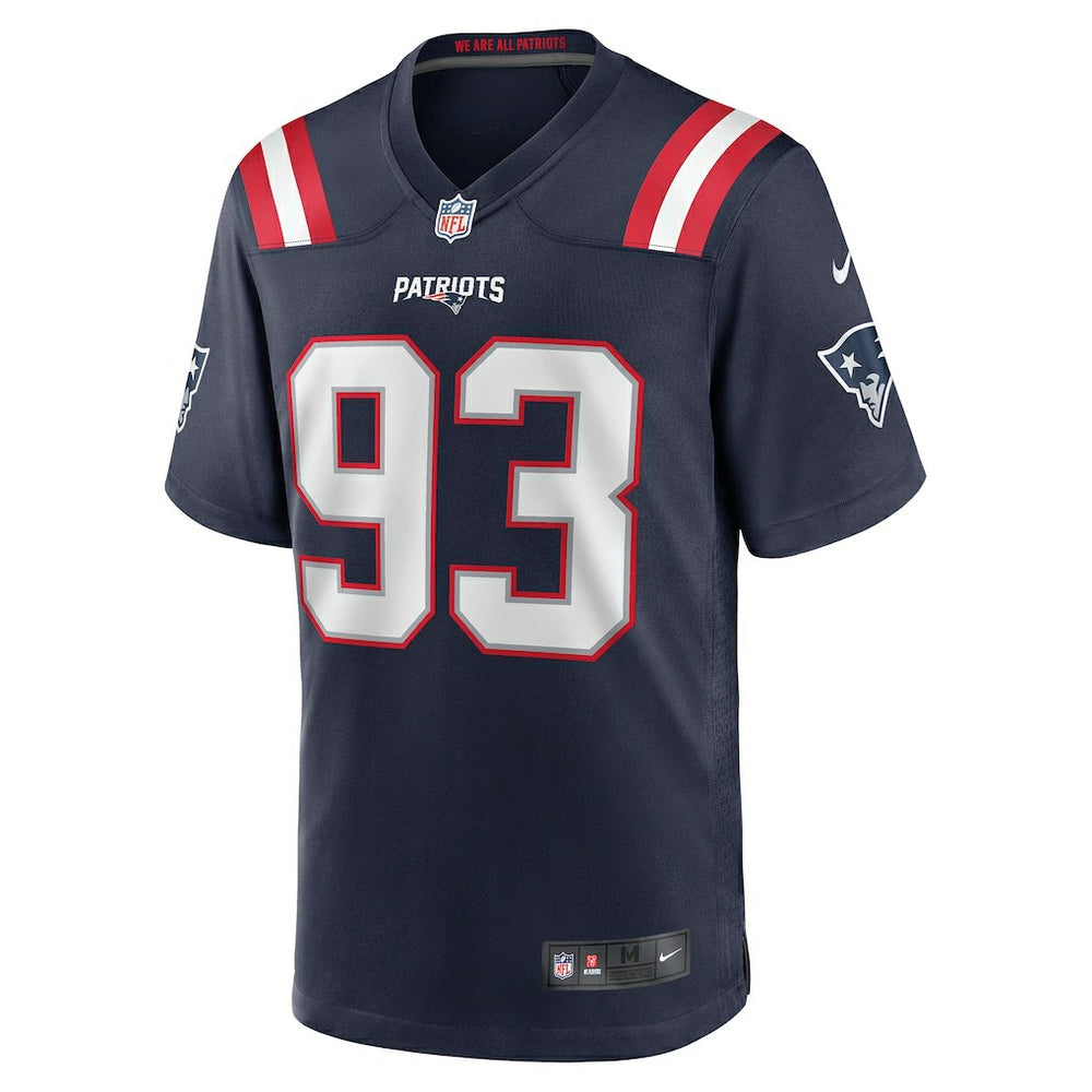 Richard Seymour New England Patriots Retired Player Game Jersey - Navy