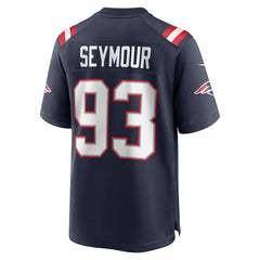 Richard Seymour New England Patriots Retired Player Game Jersey - Navy