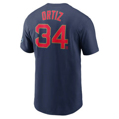 David Ortiz Boston Red Sox Name & Number T-Shirt Navy | Nike
