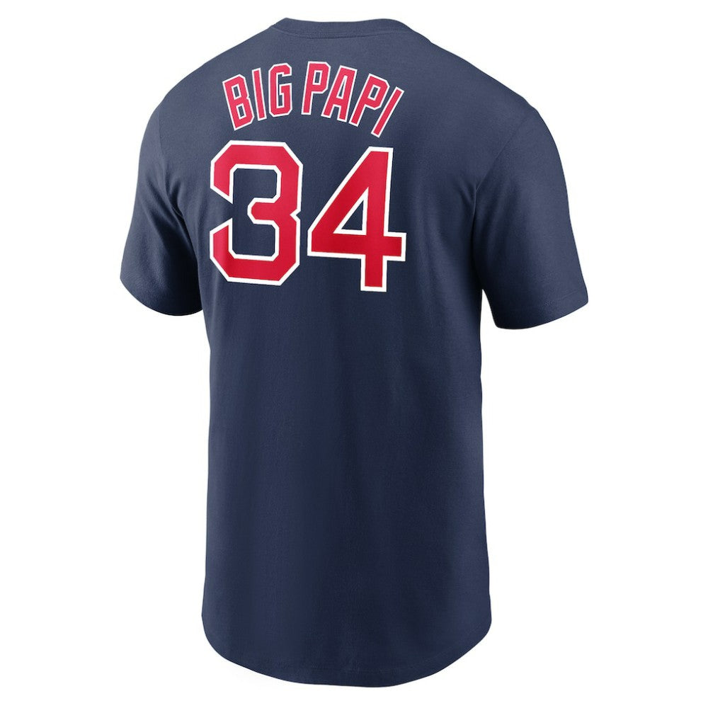 David Ortiz Boston Red Sox Name & Number Wordmark T-Shirt Navy | Nike