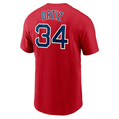 David Ortiz Boston Red Sox Name & Number T-Shirt Red | Nike