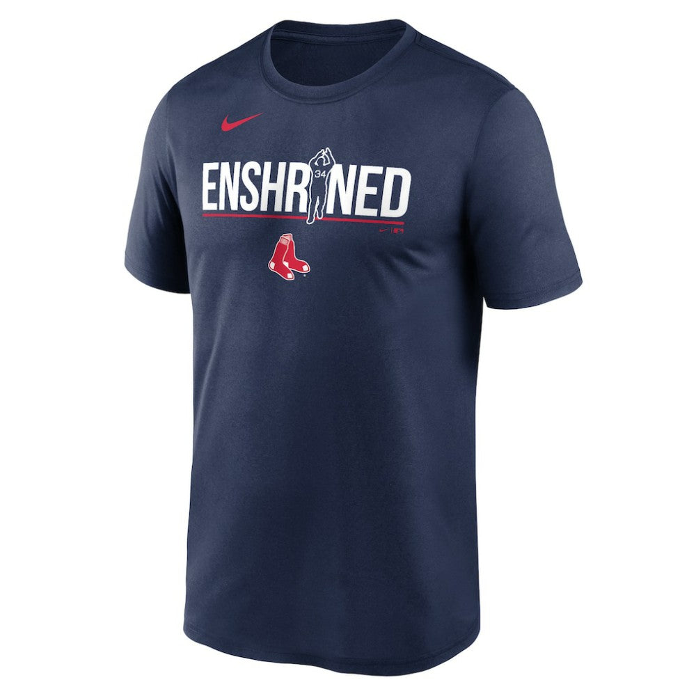 David Ortiz Boston Red Sox Legend Enshrined Performance T-Shirt Navy | Nike