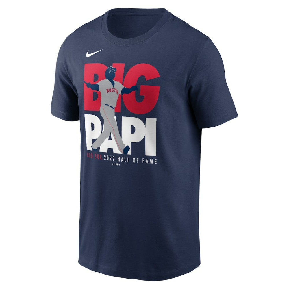 David Ortiz Boston Red Sox 2022 Hall of Fame Essential T-Shirt Navy | Nike