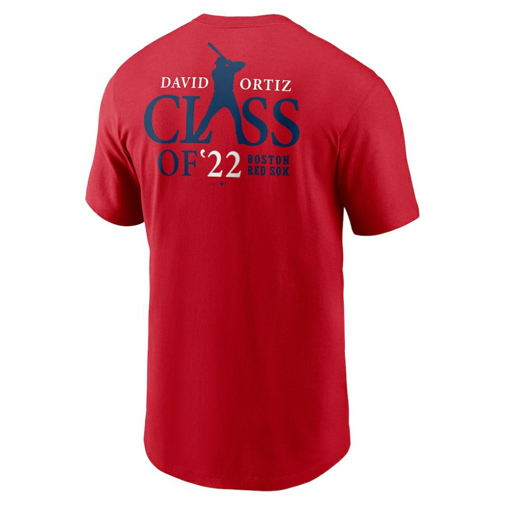 David Ortiz Boston Red Sox 2022 Hall of Fame Essential T-Shirt Red | Nike