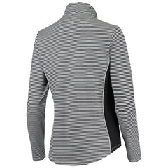 St. Louis Cardinals Tommy Bahama Women's Aubrey Stripe Block IslandZone Half-Zip Jacket Black