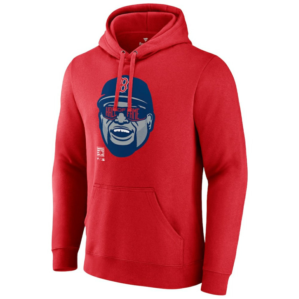 David Ortiz Boston Red Sox Big Papi Portrait Fitted Pullover Hoodie Red