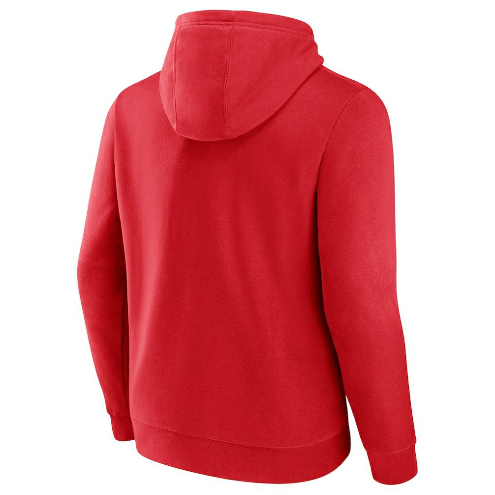 David Ortiz Boston Red Sox Big Papi Portrait Fitted Pullover Hoodie Red