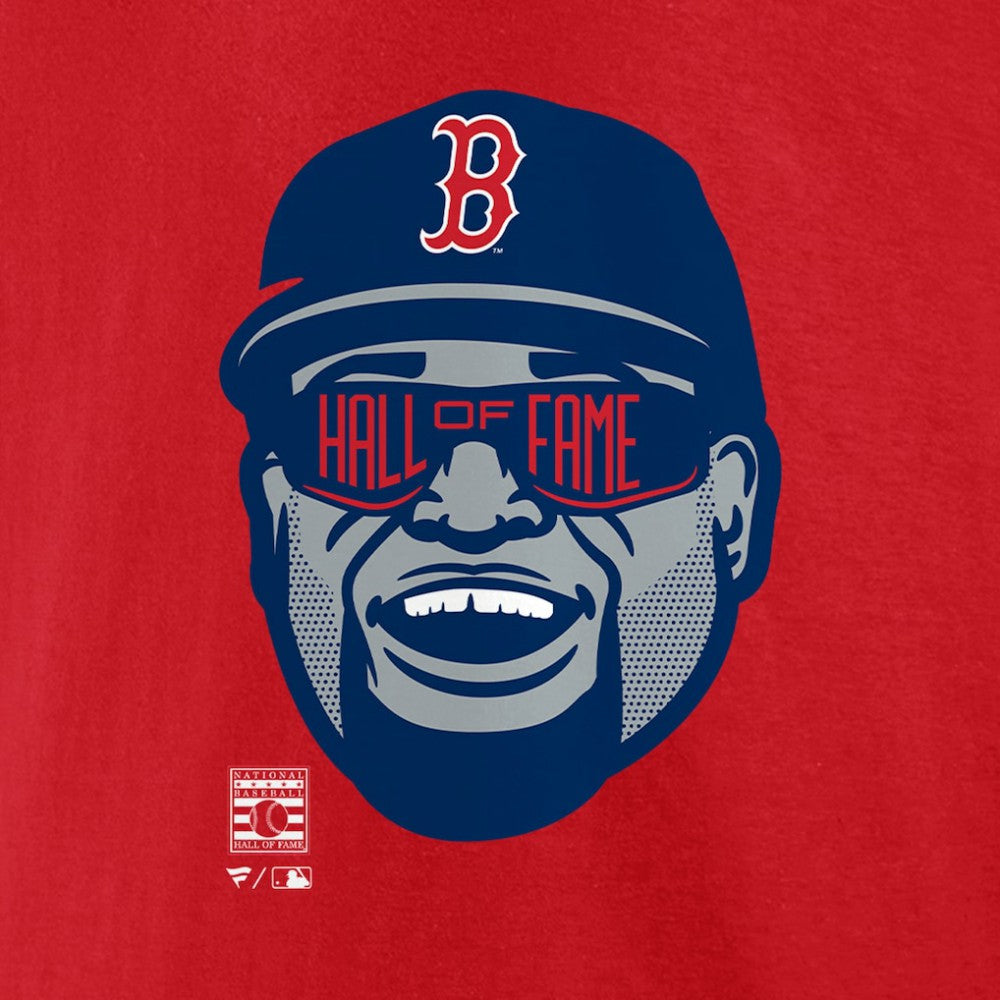 David Ortiz Boston Red Sox Hall of Fame T-Shirt Red