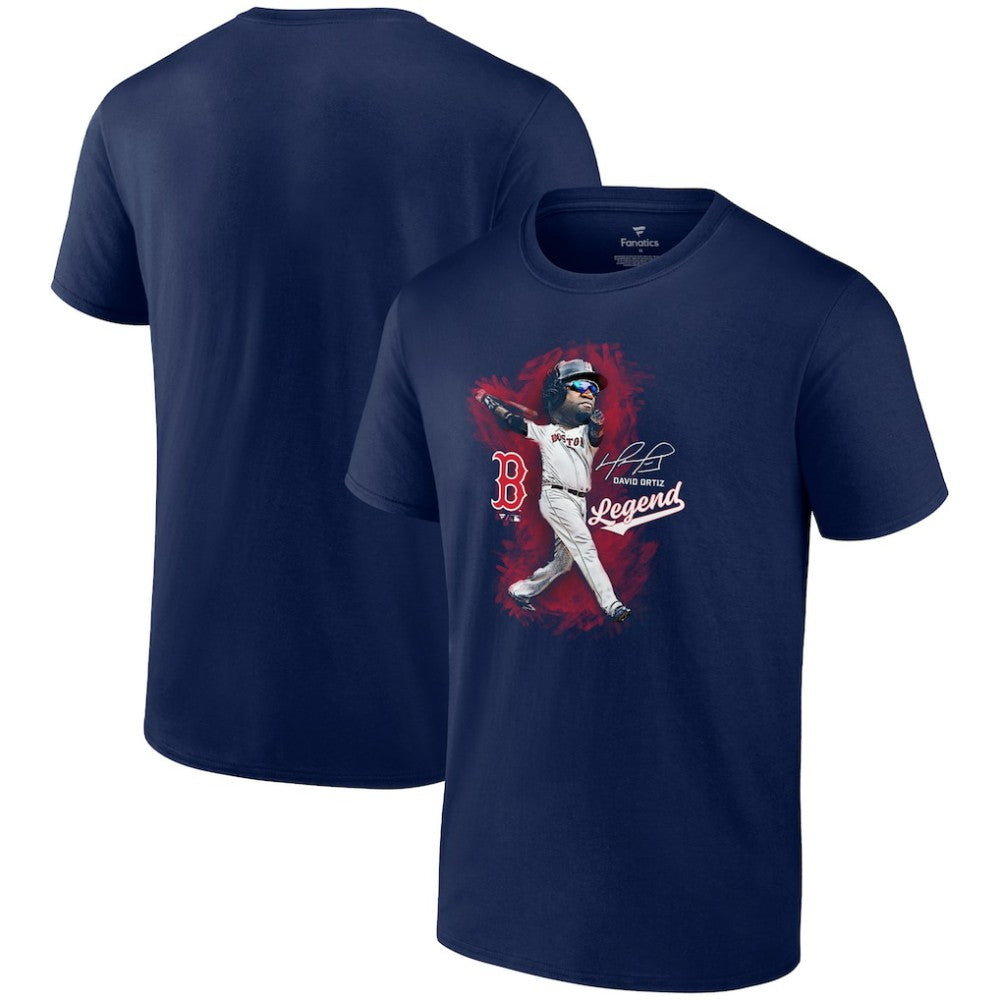 David Ortiz Boston Red Sox Legend Graphic T-Shirt Navy