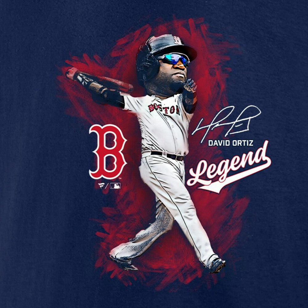 David Ortiz Boston Red Sox Legend Graphic T-Shirt Navy