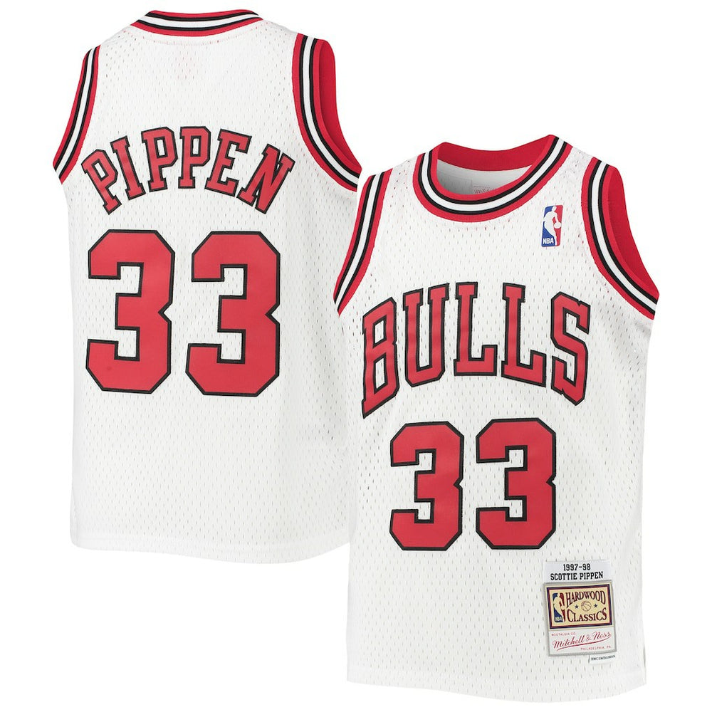 Scottie Pippen Chicago Bulls Youth 1997/98 Hardwood Classics Swingman Jersey sale - White