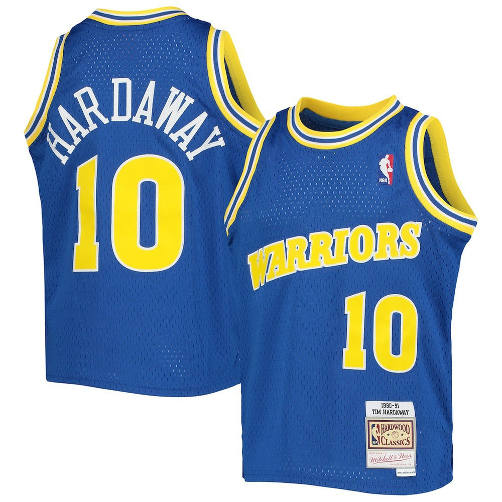 Tim Hardaway Golden State Warriors Youth 1990/91 Hardwood Classics Swingman Jersey sale - Royal