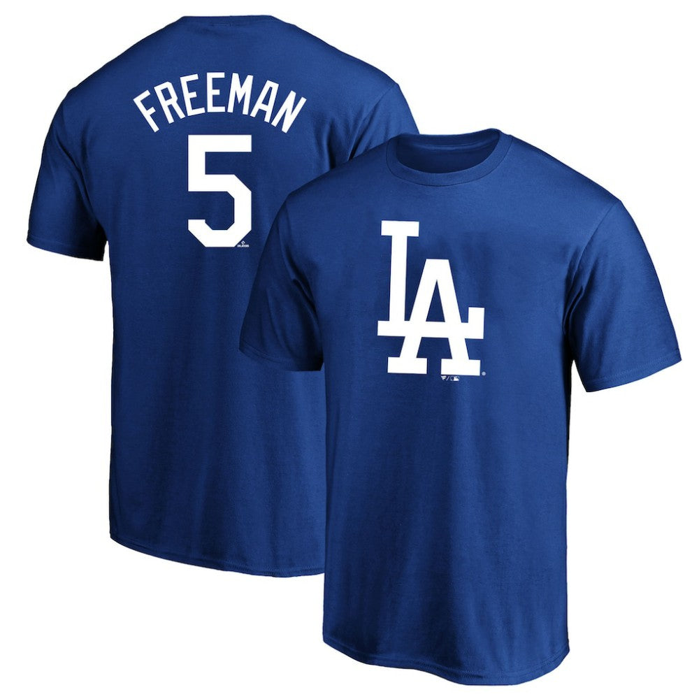 Freddie Freeman Los Angeles Dodgers Big & Tall Name & Number T-Shirt Royal