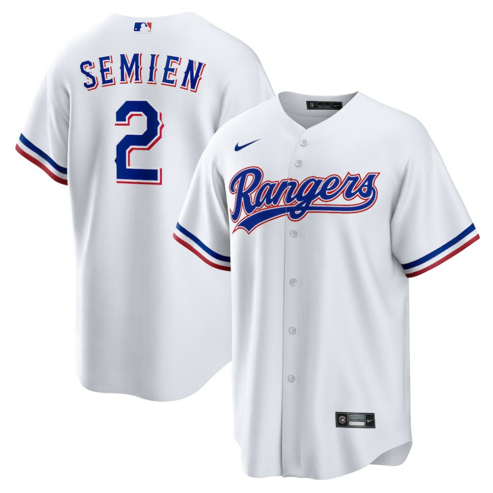 Marcus Semien Texas Rangers Home Replica Player Jersey White | Nike
