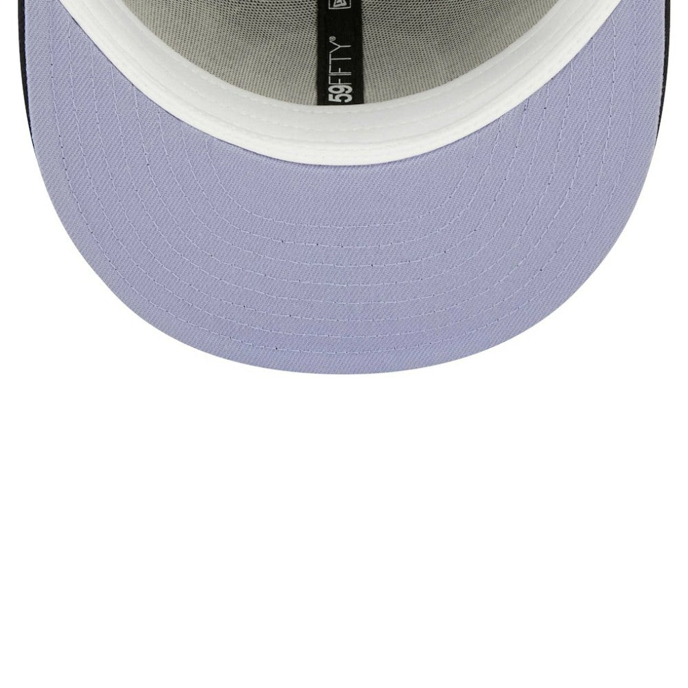 Chicago White Sox 50th Anniversary 1983 MLB All-Star Game Lavender Undervisor 59FIFTY Fitted Hat Navy | New Era