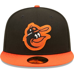 Baltimore Orioles 1983 World Series Champions  Letterman 59FIFTY Fitted Hat Black/Orange | New Era
