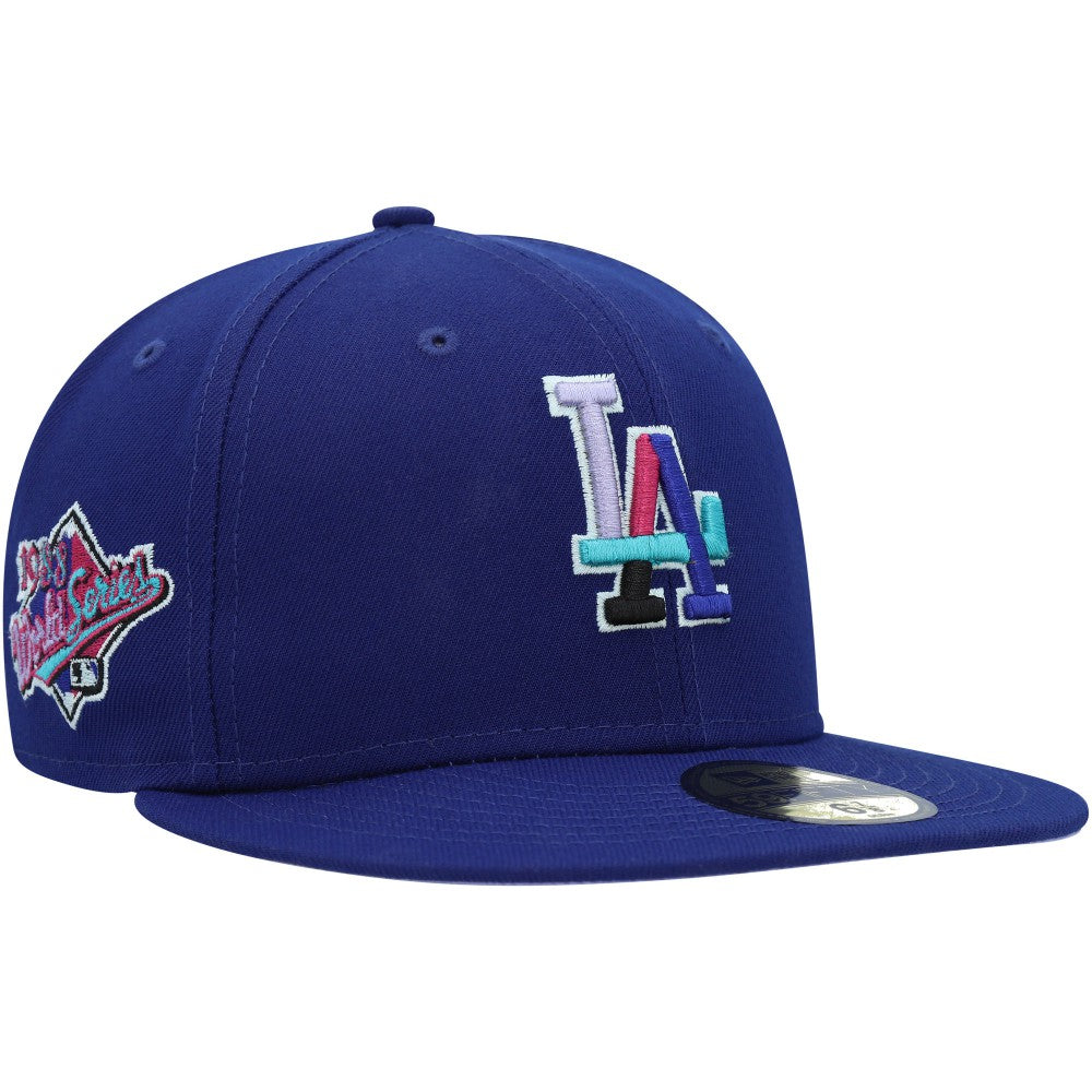 Los Angeles Dodgers 1988 World Series Polar Lights 59FIFTY Fitted Hat Royal | New Era