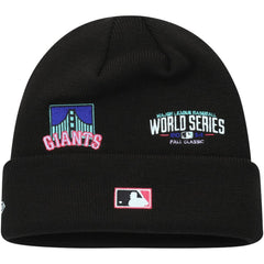 San Francisco Giants Polar Lights Cuffed Knit Hat Black | New Era