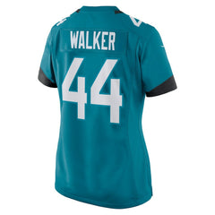 Travon Walker Jacksonville Jaguars Women's Player Jersey - Teal