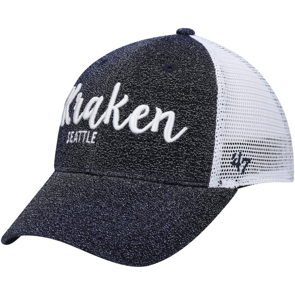 Seattle Kraken '47 Women's Encore MVP Trucker Snapback Hat Navy/