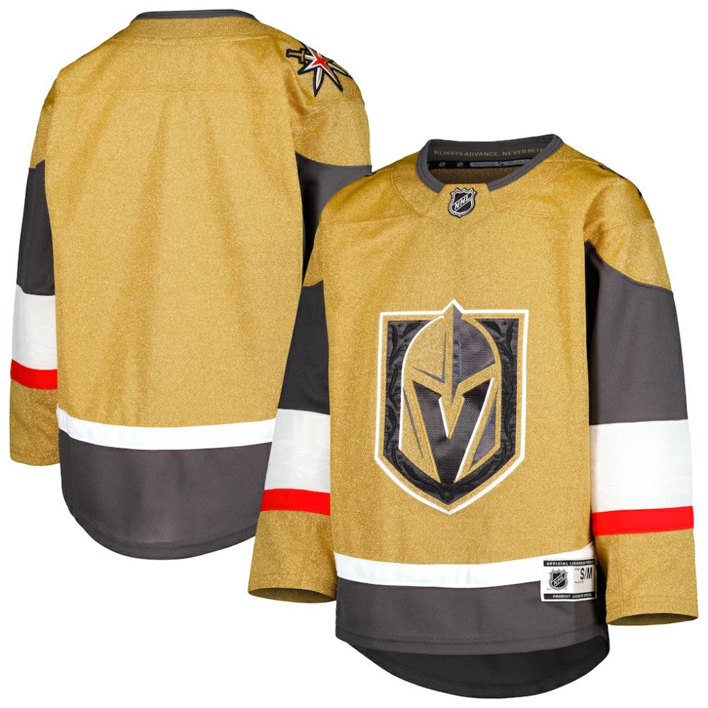 Vegas Golden Knights Youth 2021/22 Home Premier Jersey Gold