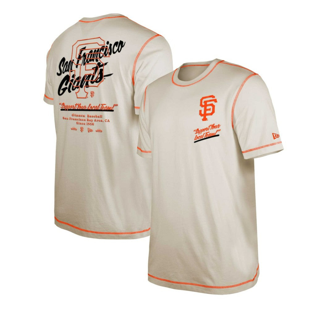 San Francisco Giants Team Split T-Shirt White | New Era