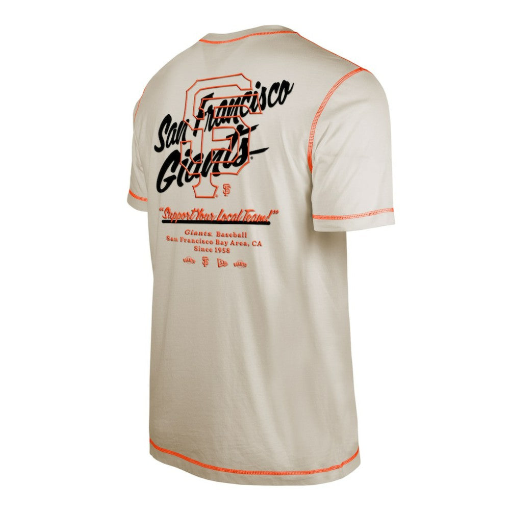 San Francisco Giants Team Split T-Shirt White | New Era