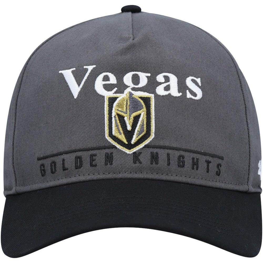 Vegas Golden Knights '47 Super Hitch Adjustable Snapback Hat Charcoal/Black