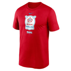 Miami Marlins City Connect Logo T-Shirt Red | Nike