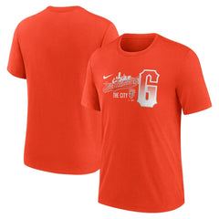 San Francisco Giants City Connect Tri-Blend T-Shirt Orange | Nike