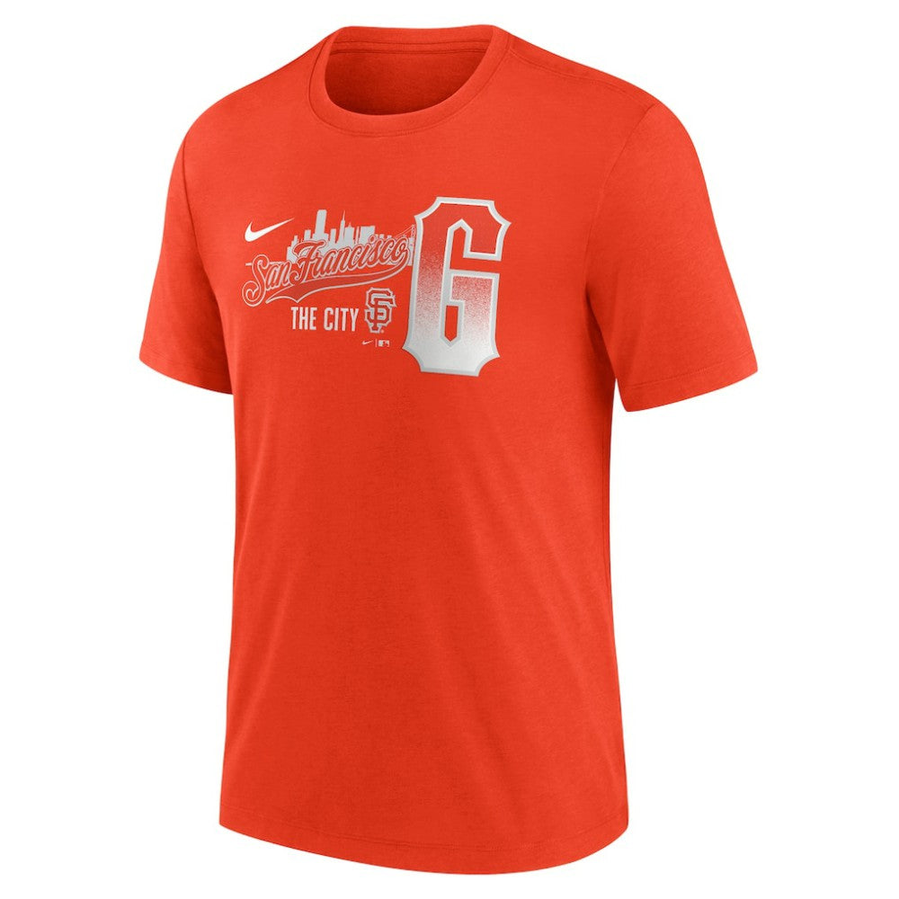 San Francisco Giants City Connect Tri-Blend T-Shirt Orange | Nike