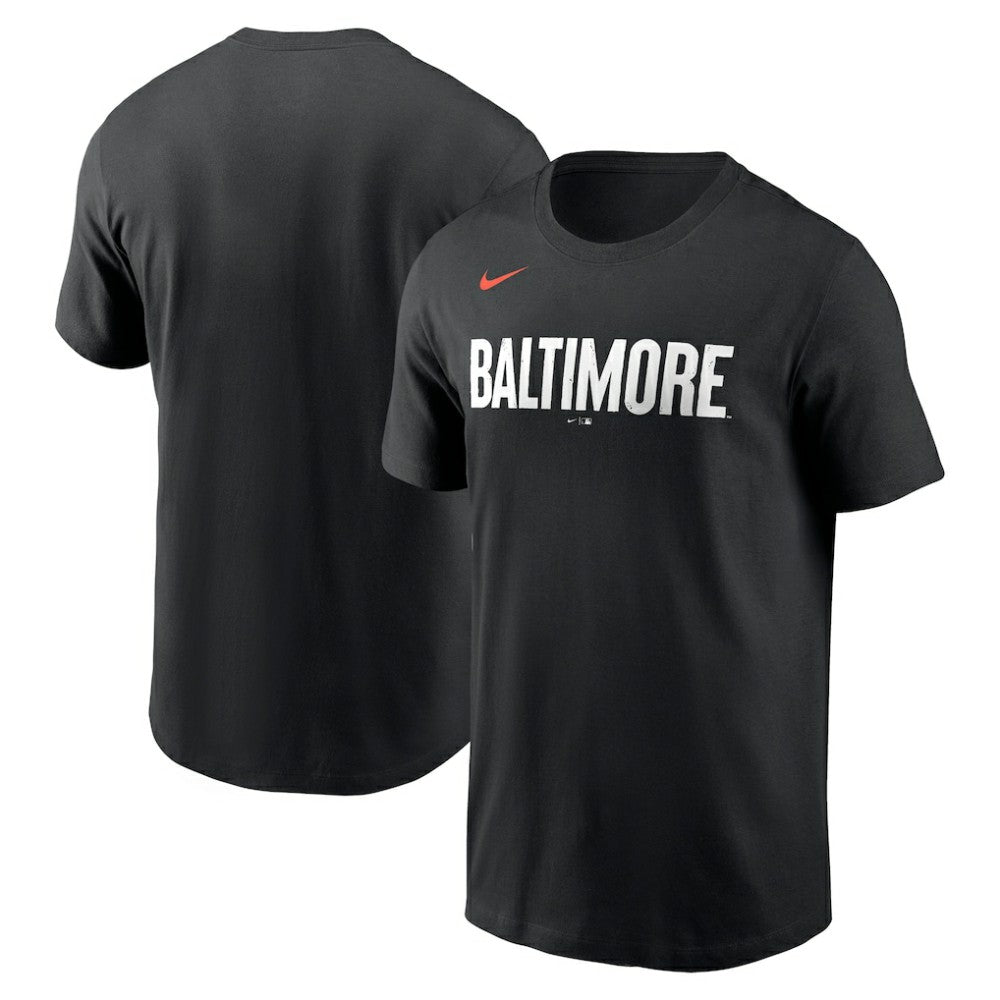 Baltimore Orioles City Connect Wordmark T-Shirt Black | Nike