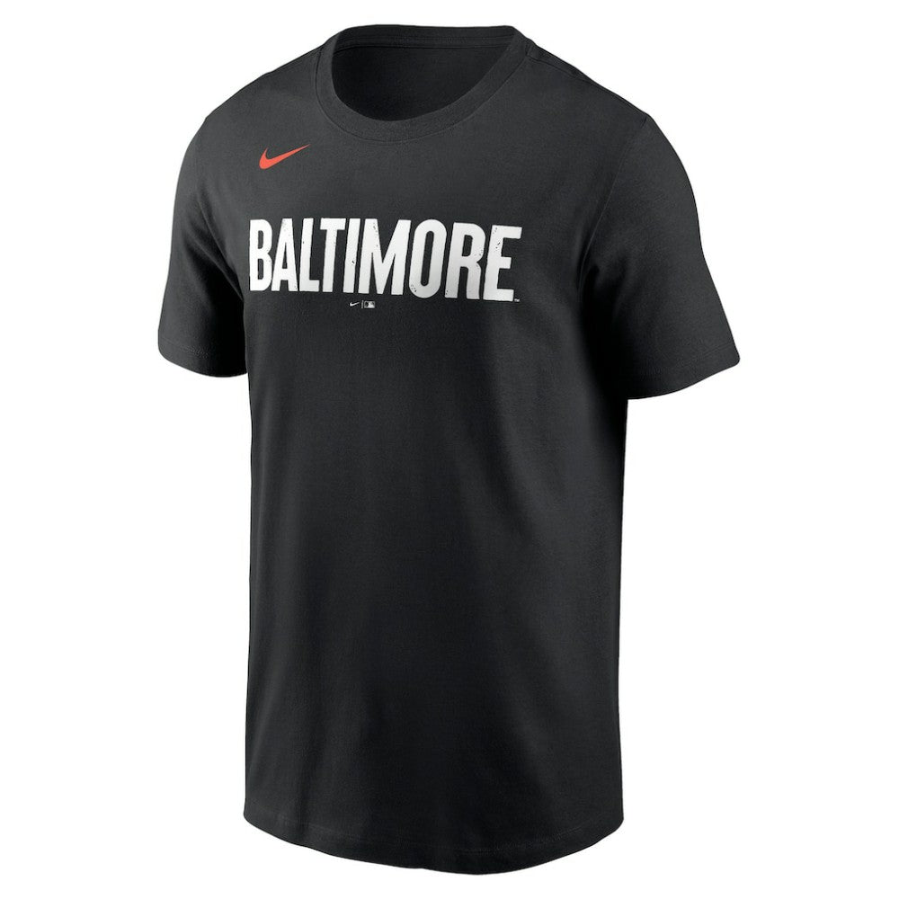 Baltimore Orioles City Connect Wordmark T-Shirt Black | Nike