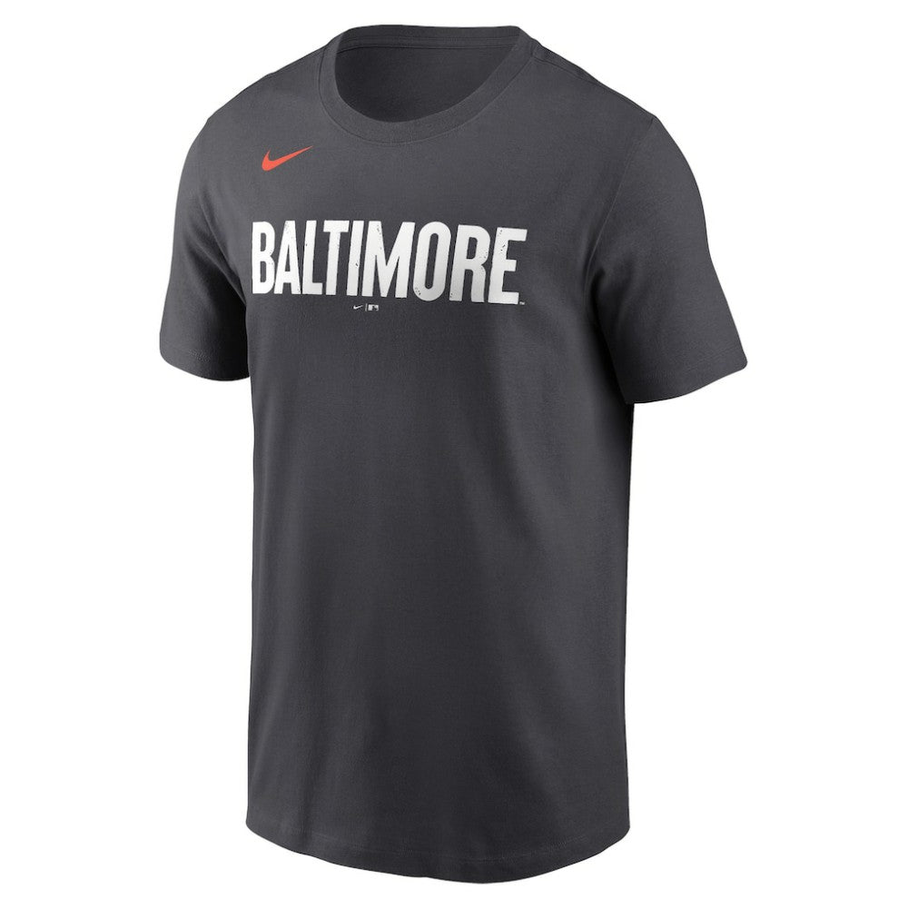 Baltimore Orioles City Connect Wordmark T-Shirt Black | Nike