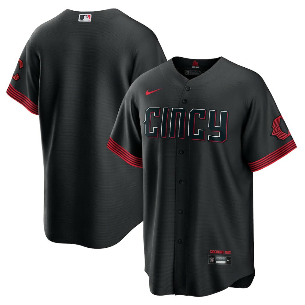 Cincinnati Reds City Connect Replica Jersey Black | Nike