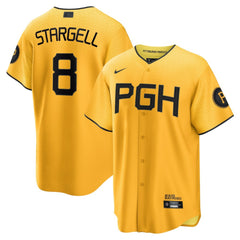Willie Stargell Pittsburgh Pirates City Connect Replica Player Jersey Gold | Nike