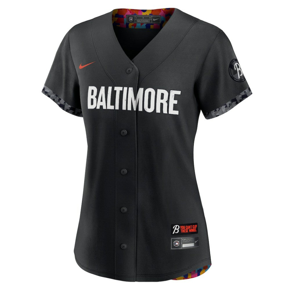 Baltimore Orioles Women's City Connect Replica Jersey Black | Nike