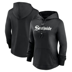 Chicago White Sox Women's City Connect Pregame Performance Pullover Hoodie Black | Nike