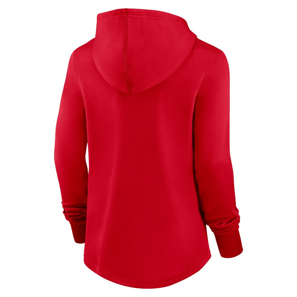 Miami Marlins Women's City Connect Pregame Performance Pullover Hoodie Red | Nike