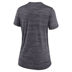 Baltimore Orioles Women's City Connect Velocity Practice Performance V-Neck T-Shirt Black | Nike
