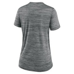 Chicago White Sox Women's City Connect Velocity Practice Performance V-Neck T-Shirt Gray | Nike