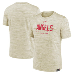 Los Angeles Angels City Connect Velocity Practice Performance T-Shirt Cream | Nike