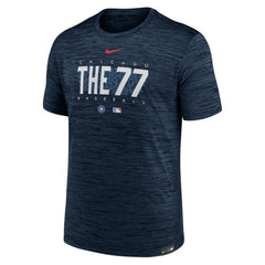 Chicago Cubs City Connect Velocity Practice Performance T-Shirt Navy | Nike