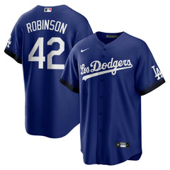 Jackie Robinson Los Angeles Dodgers City Connect Replica Player Jersey Royal | Nike