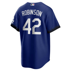 Jackie Robinson Los Angeles Dodgers City Connect Replica Player Jersey Royal | Nike