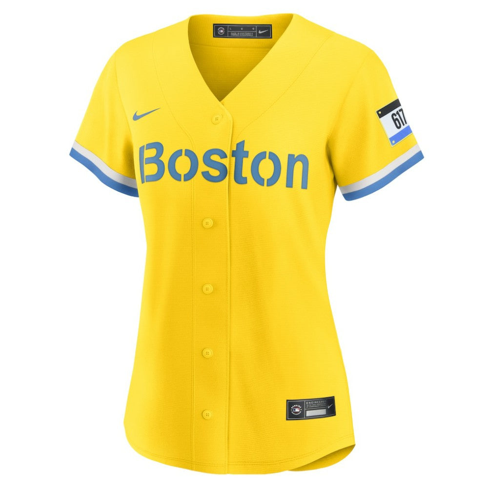 David Ortiz Boston Red Sox Women's City Connect Replica Player Jersey Gold | Nike