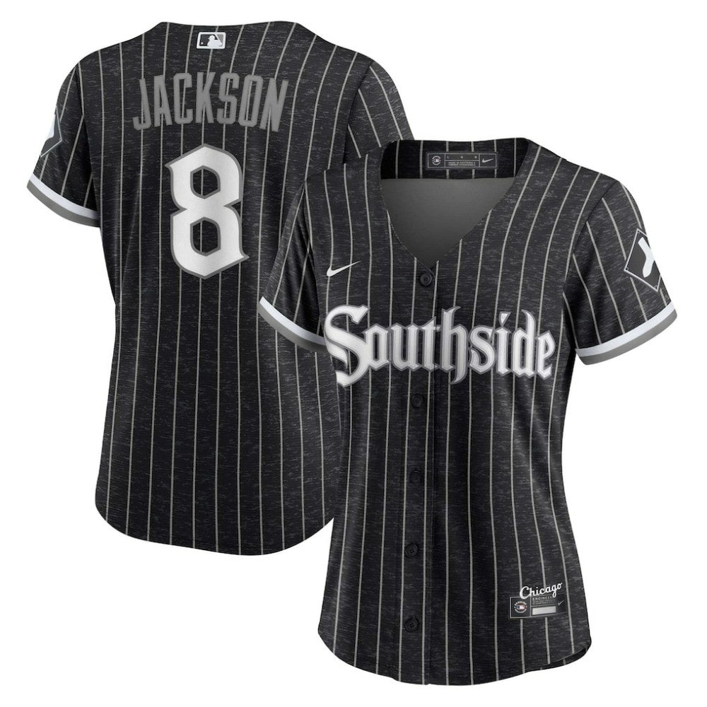 Bo Jackson Chicago White Sox Women's City Connect Replica Player Jersey Black | Nike